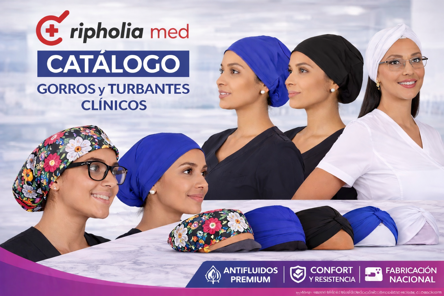 Gorros y Turbantes Clínicos