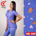 Delantal elasticado Estampado