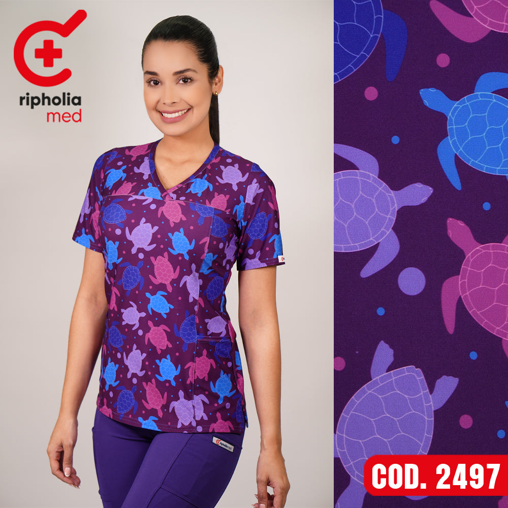 Delantal elasticado Estampado