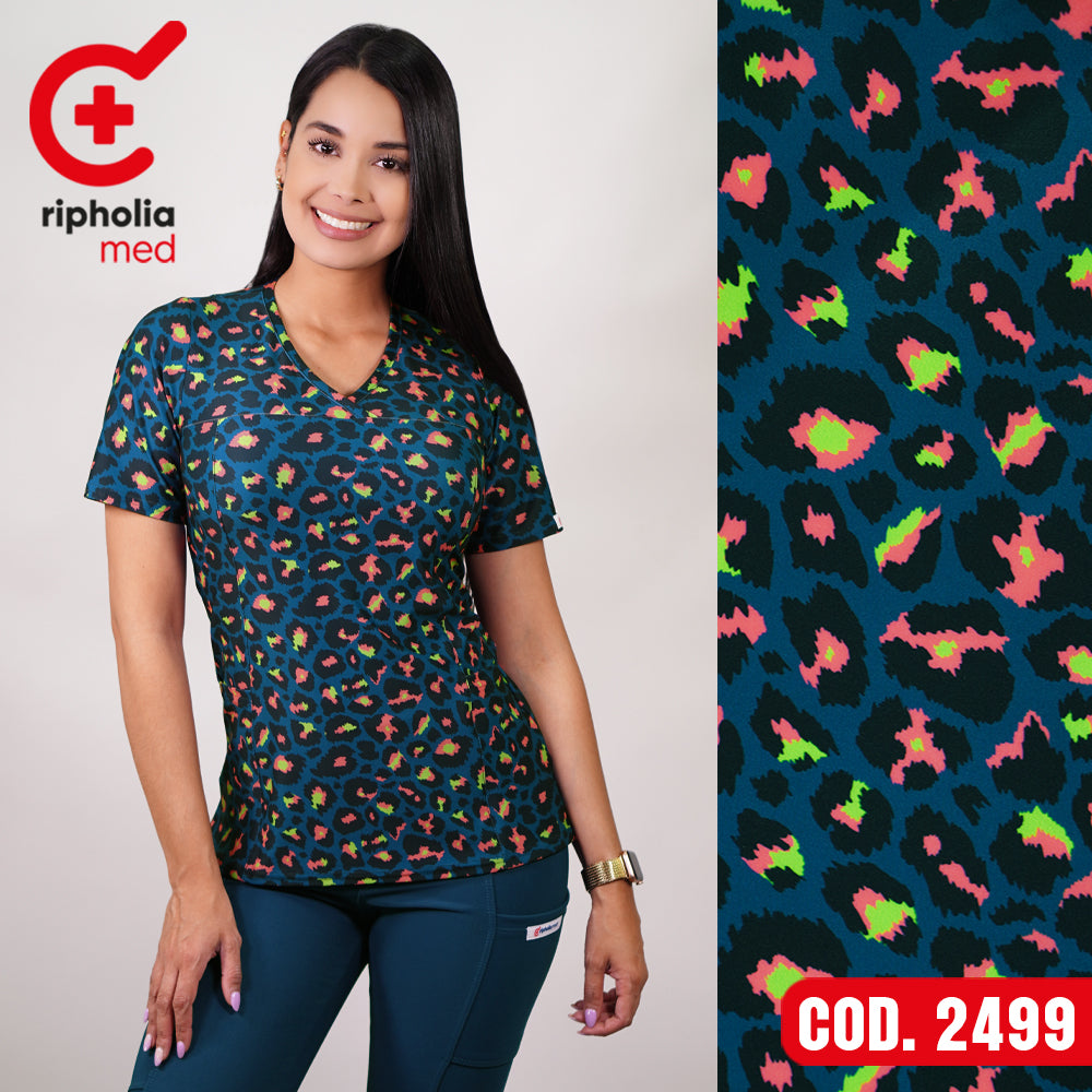 Delantal elasticado Estampado