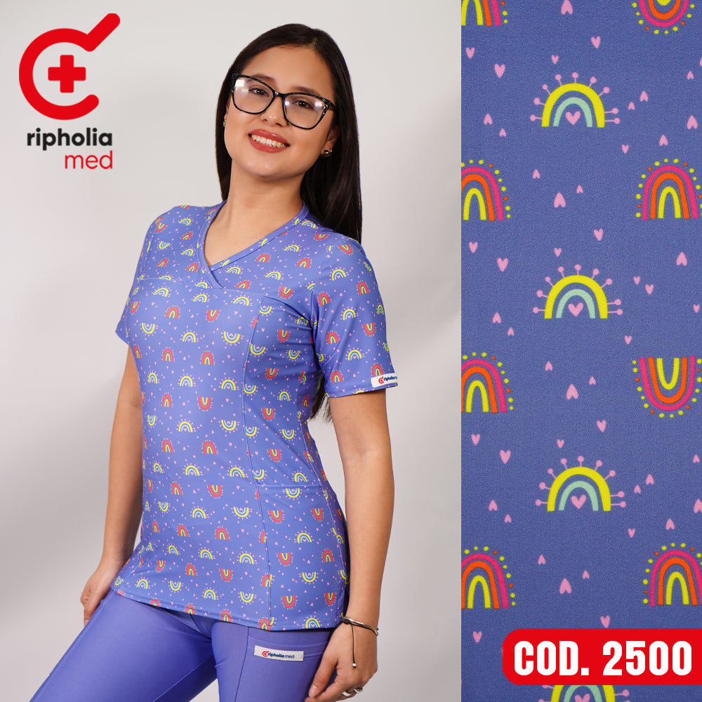 Delantal elasticado Estampado