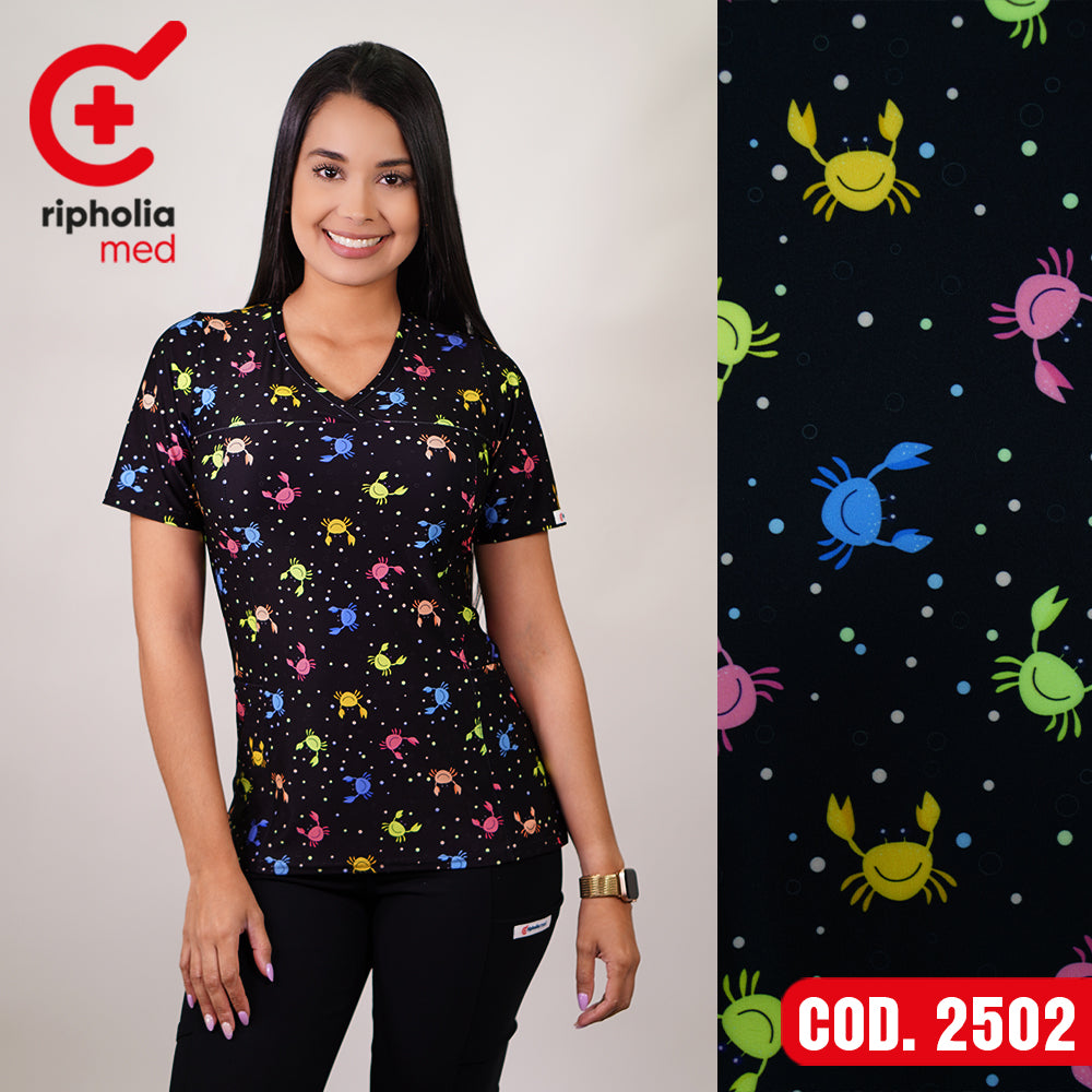 Delantal elasticado Estampado