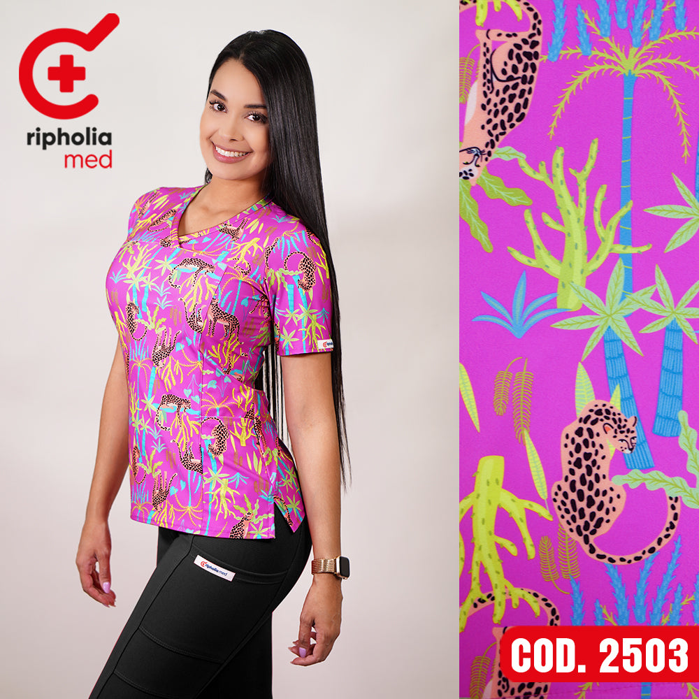 Delantal elasticado Estampado