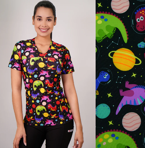Delantal elasticado Estampado