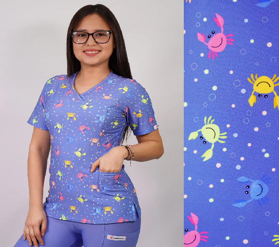 Delantal elasticado Estampado