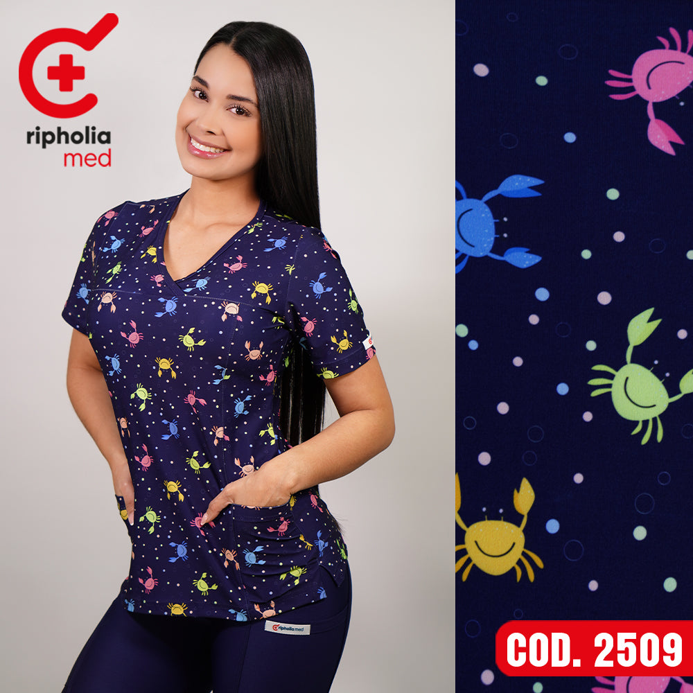 Delantal elasticado Estampado