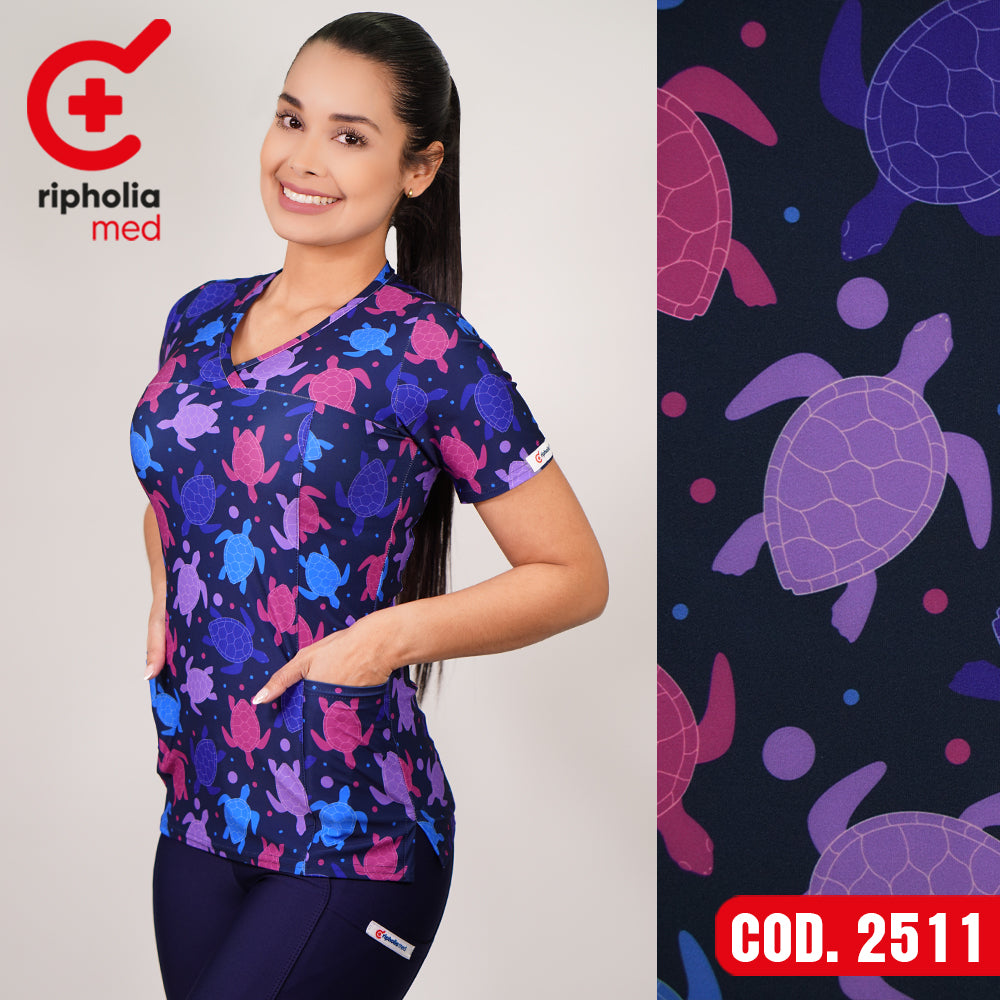 Delantal elasticado Estampado