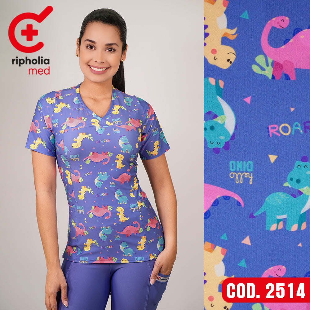 Delantal elasticado Estampado