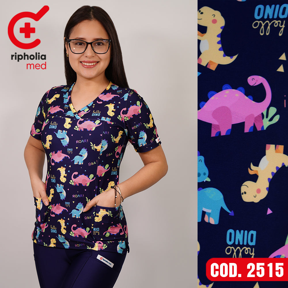 Delantal elasticado Estampado