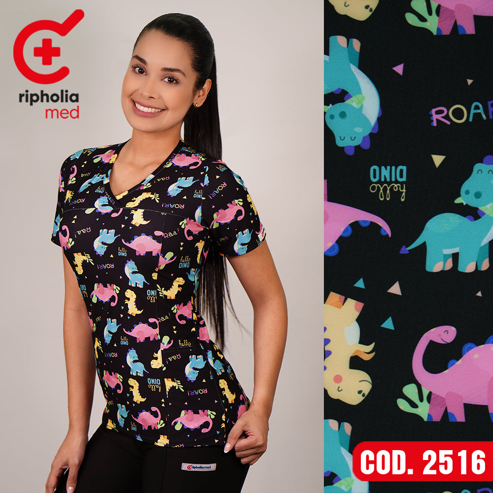Delantal elasticado Estampado