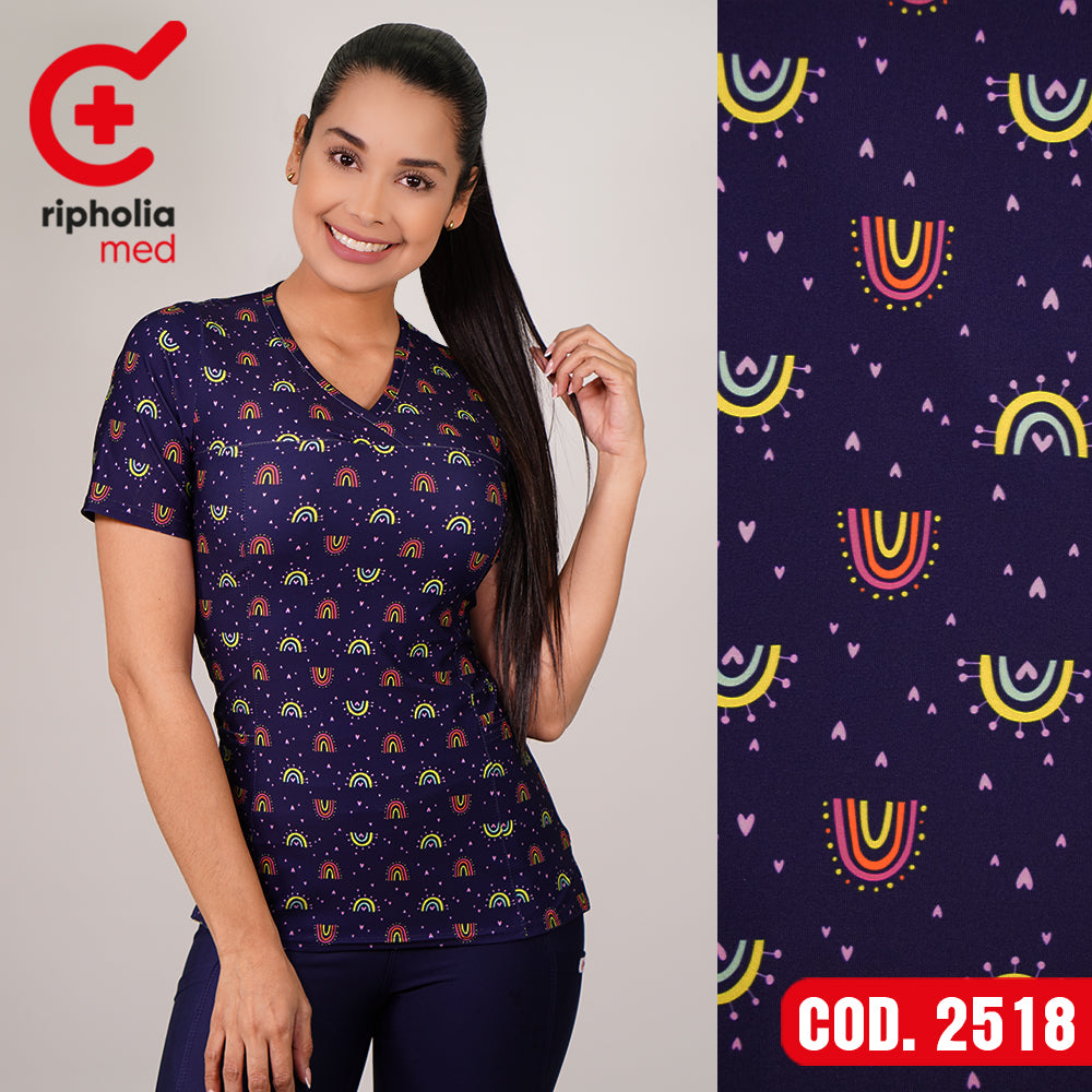Delantal elasticado Estampado