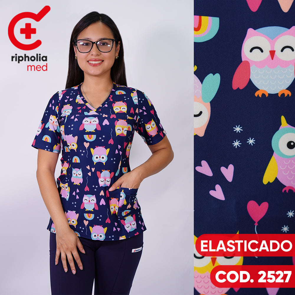 Delantal elasticado Estampado