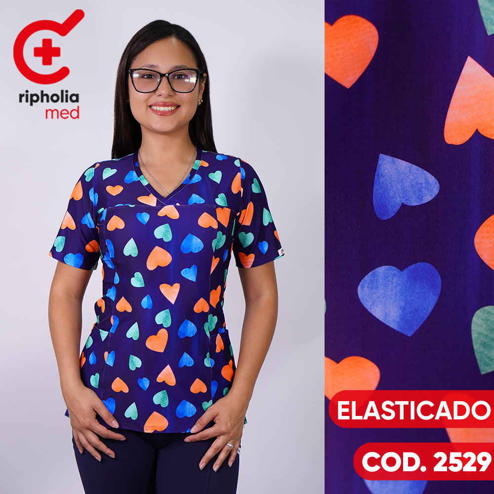 Delantal elasticado Estampado