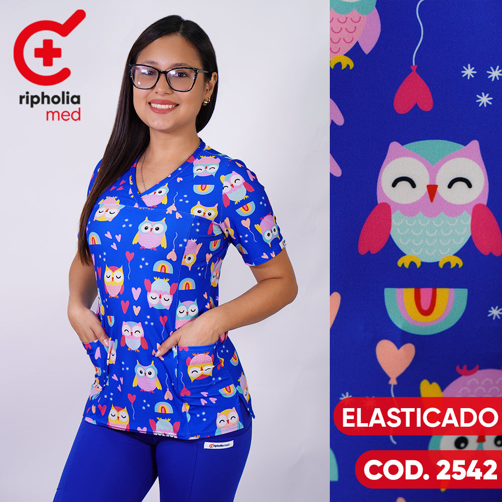 Delantal elasticado Estampado