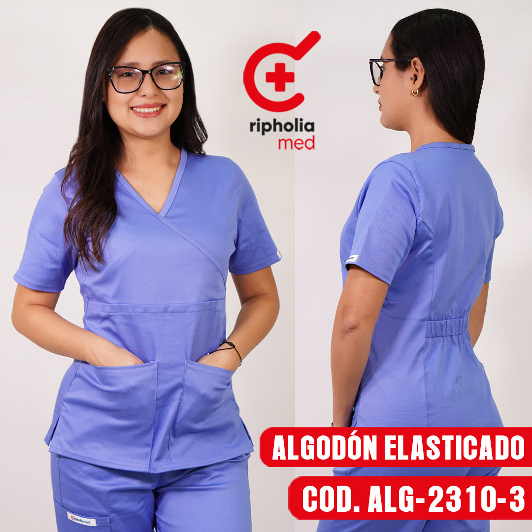 Delantal Tulipán elasticado de Algodón
