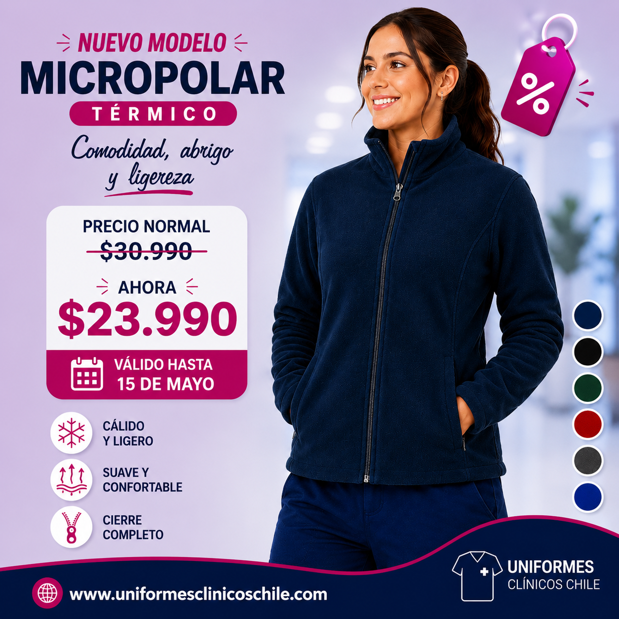Nuevo Micropolar Térmico Mujer