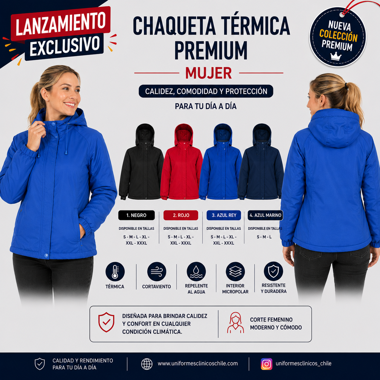 Chaqueta Térmica Premium Mujer