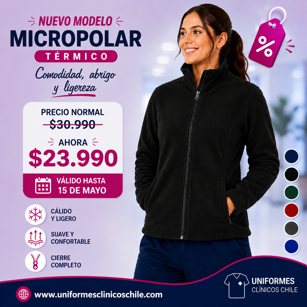 Nuevo Micropolar Térmico Mujer