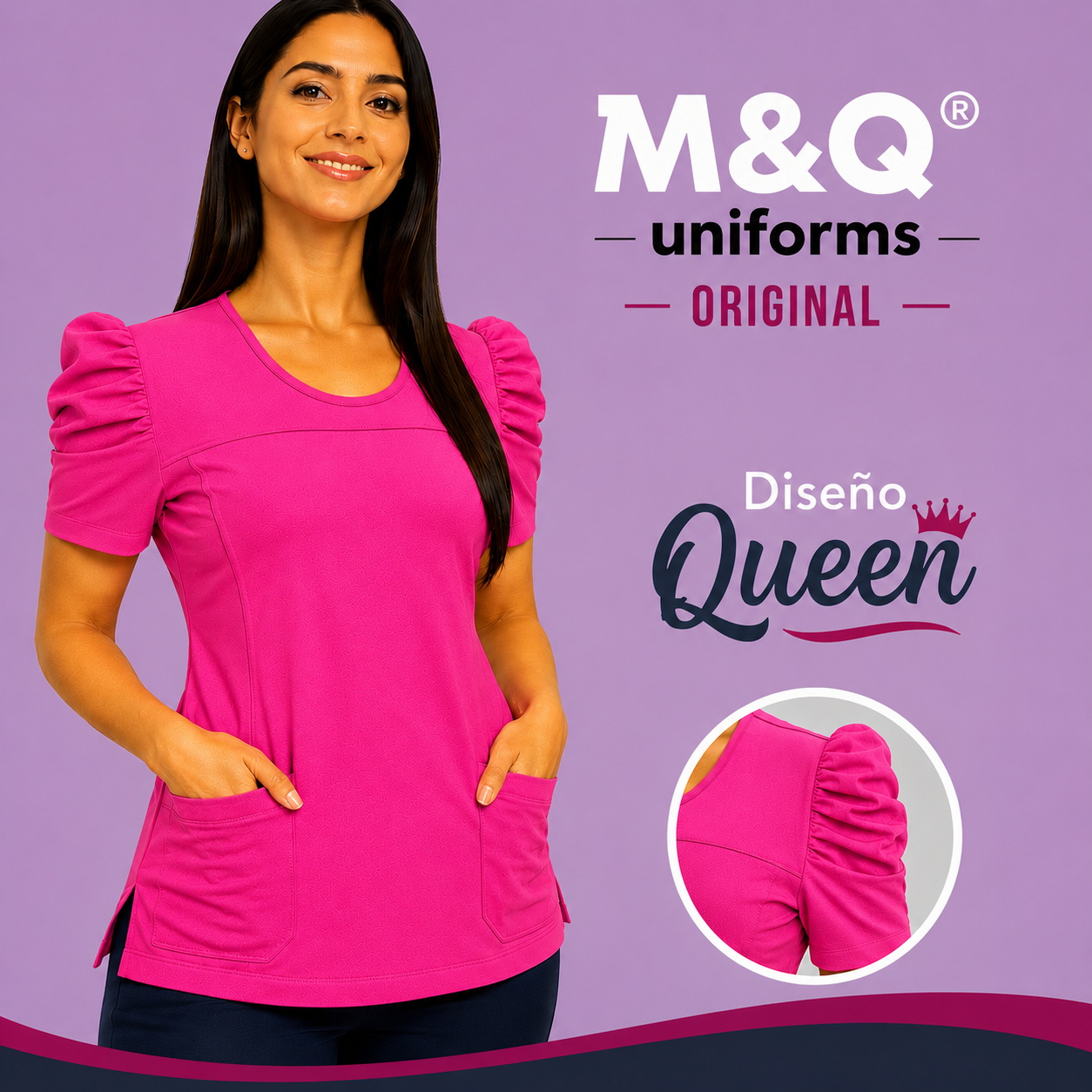 Diseños Queen M&Q® lisos y estampados
