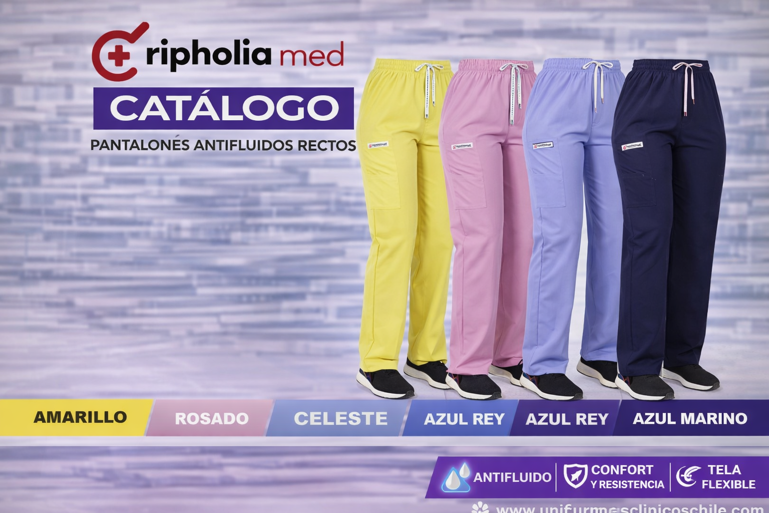 Pantalón Antifluido Recto