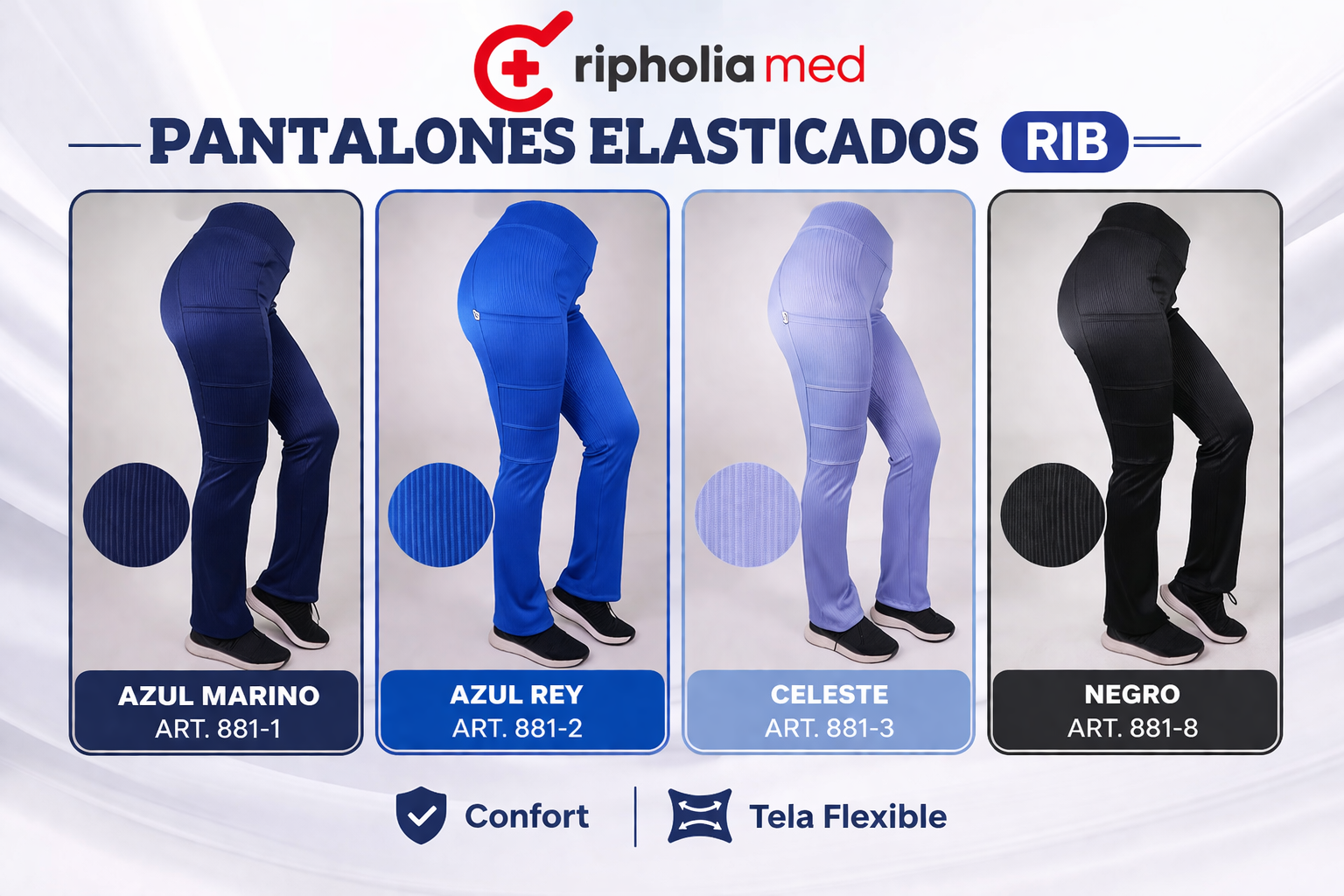 Pantalón Elasticado Spandex RIB