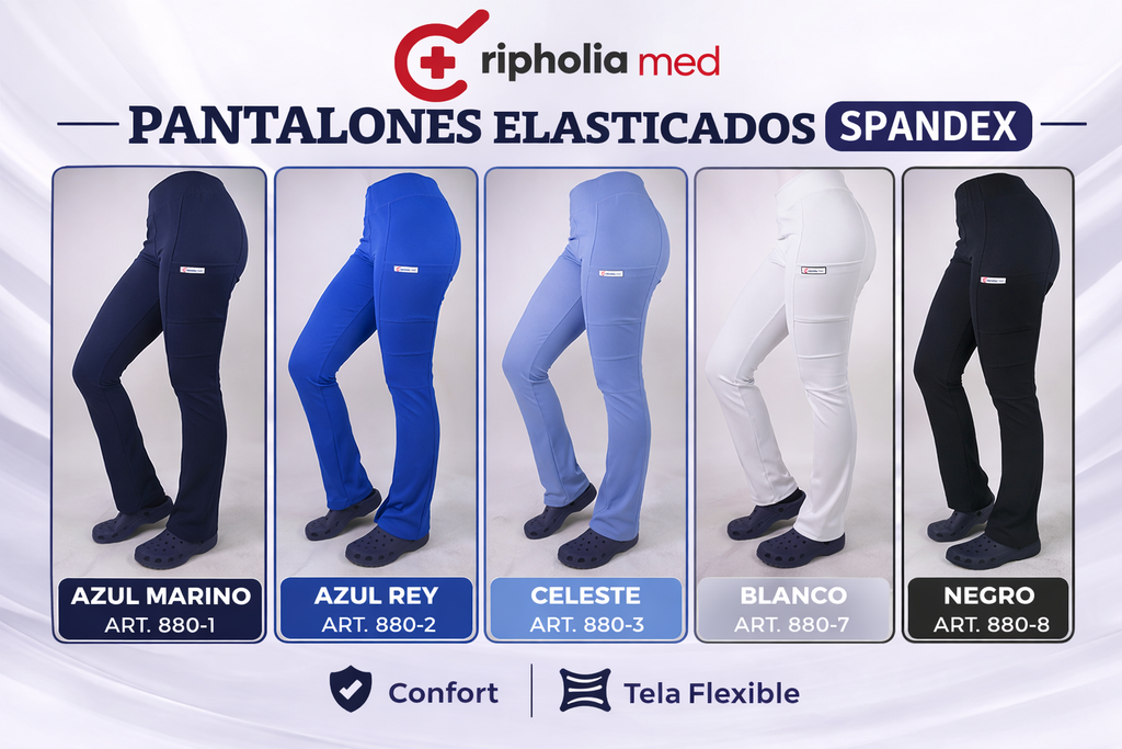 Pantalón Clínico elasticado Spandex