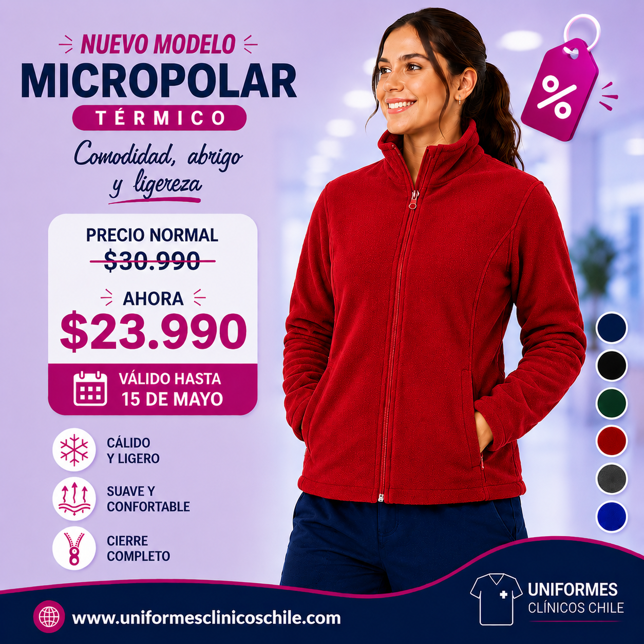 Nuevo Micropolar Térmico Mujer