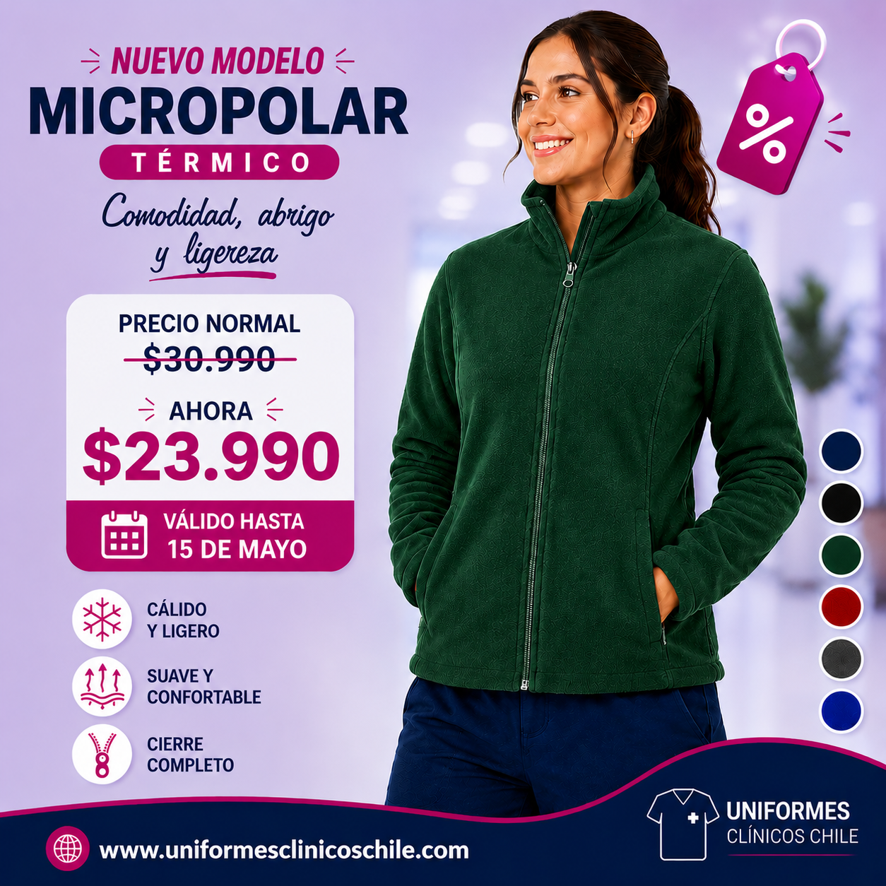 Nuevo Micropolar Térmico Mujer
