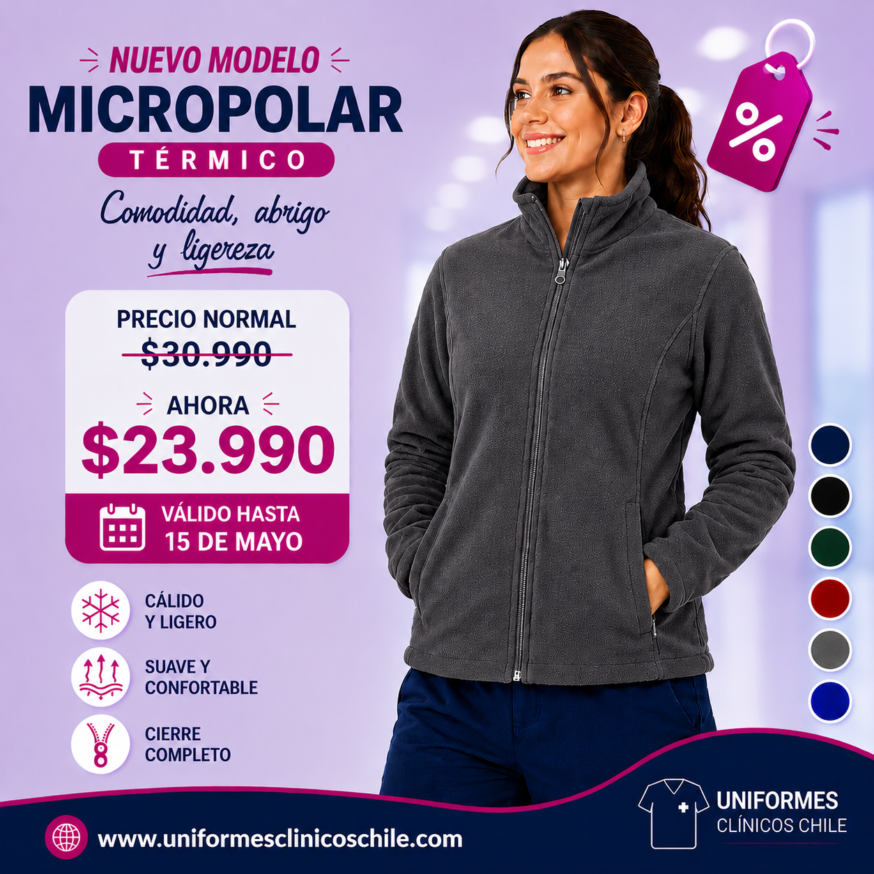 Nuevo Micropolar Térmico Mujer