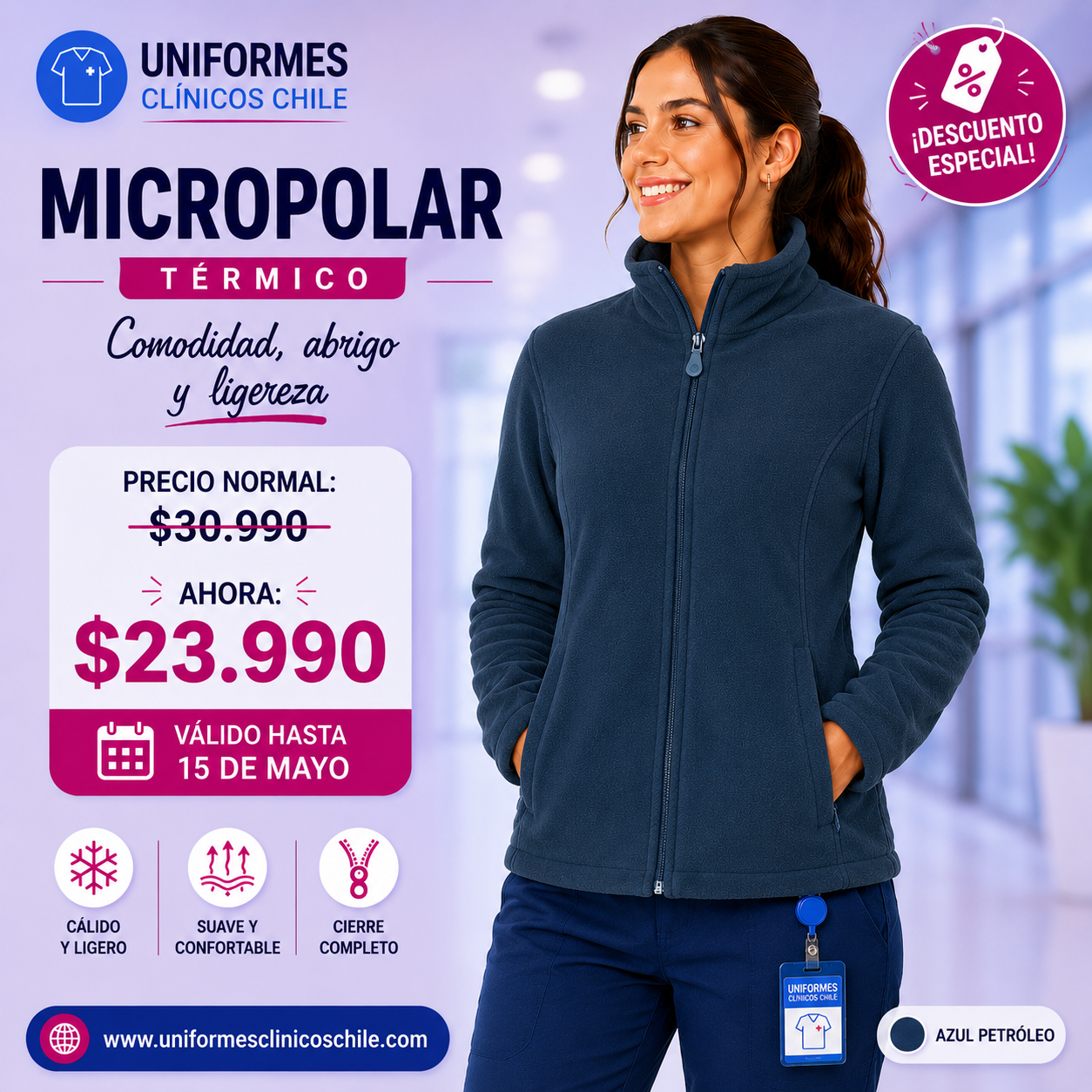 Nuevo Micropolar Térmico Mujer