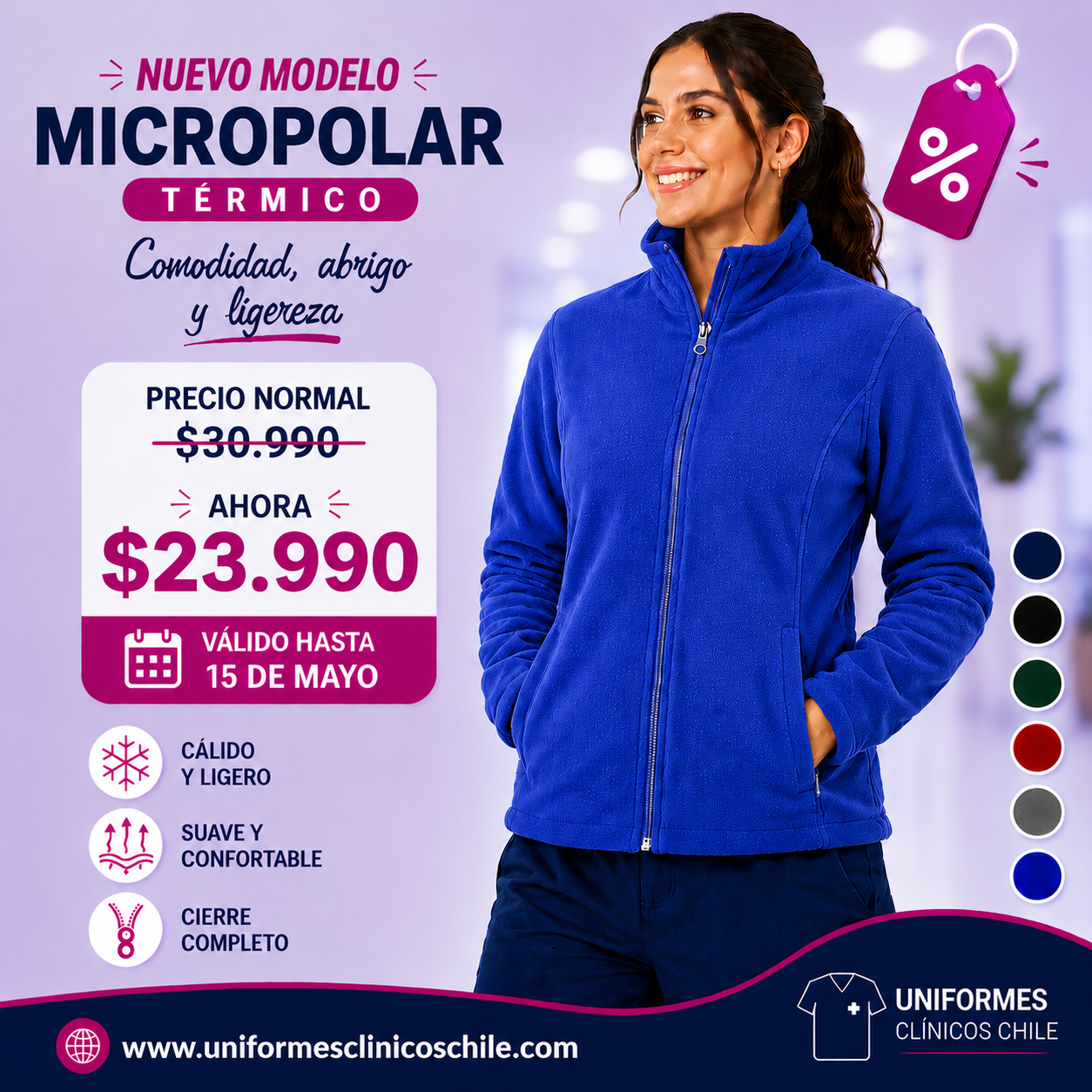 Nuevo Micropolar Térmico Mujer