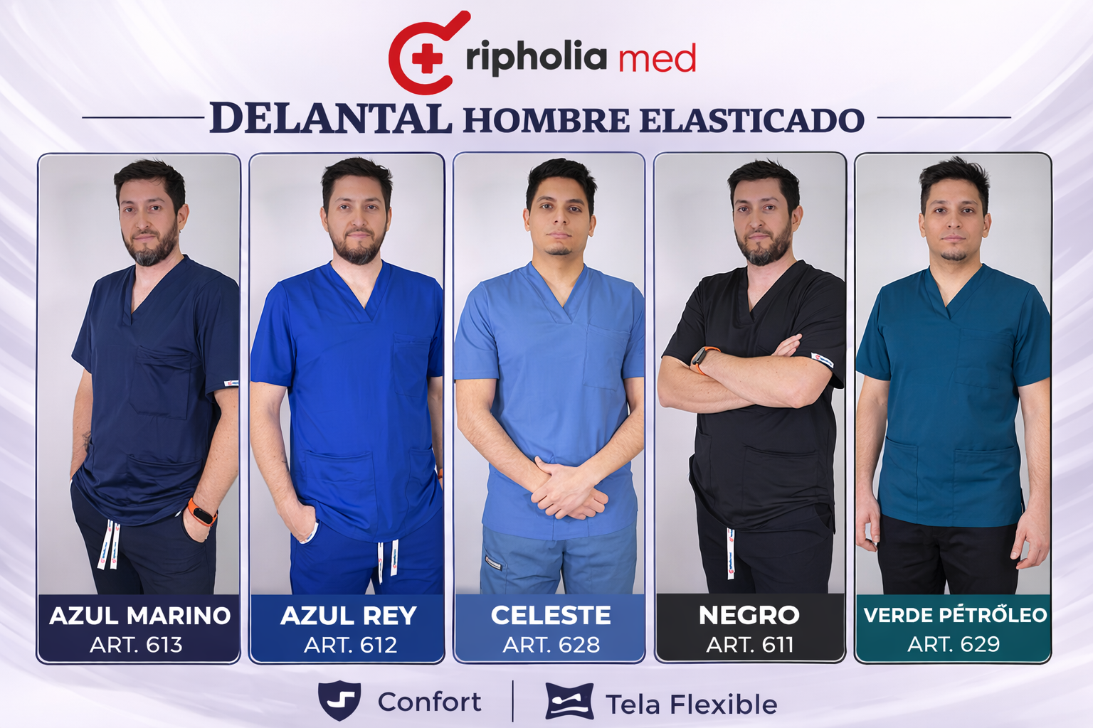 Delantal Hombre Elasticado