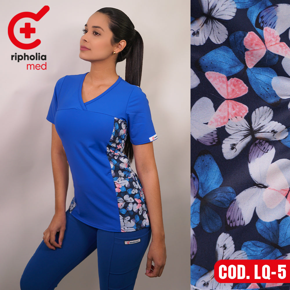Delantal con aplicación estampada LQ