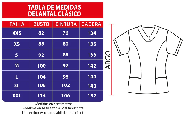 Delantal Antifluido Clásico