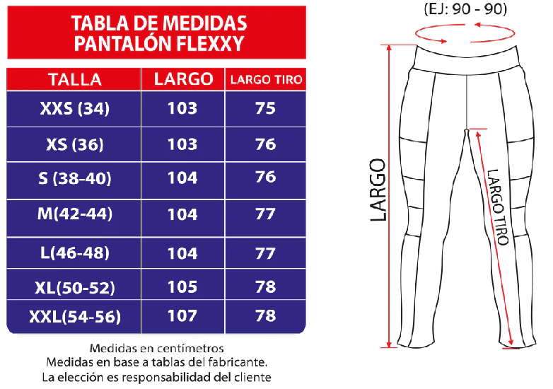 Pantalón Clínico Elasticado Flexxy